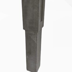 Betona pamatnes sētu caurulēm